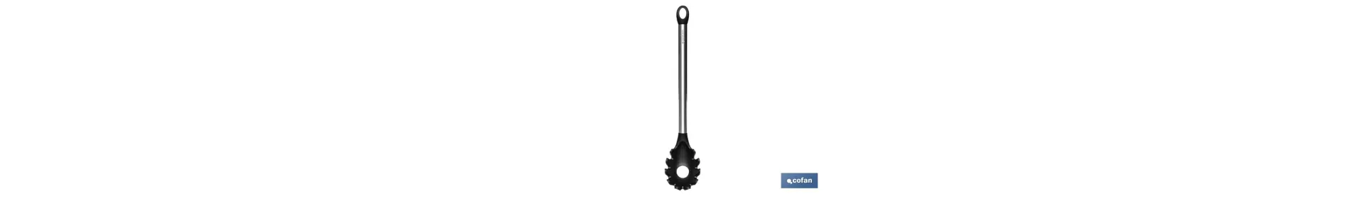 Cuchara para Pasta Modelo Neige | Fabricado en Silicona con mango inox I Medida 34 cm |  Resistente hasta 220 °C