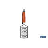 Rallador manual Doble cara Modelo Sena | Fabricado en Acero Inox con Mango ABS | Color Rojo | Medida 24 cm