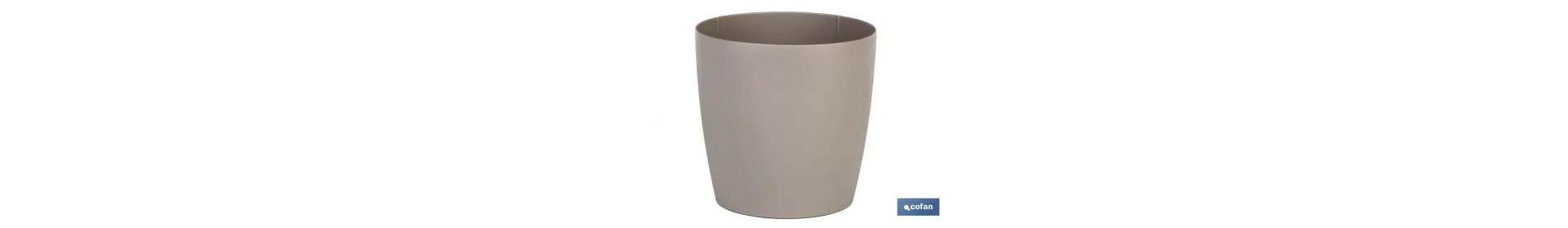 Maceta de Polipropileno redonda | Especial para plantas y flores | Perfecta para colocar en exterior o en interior