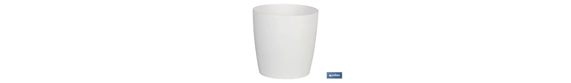 Maceta de Polipropileno redonda | Especial para plantas y flores | Perfecta para colocar en exterior o en interior