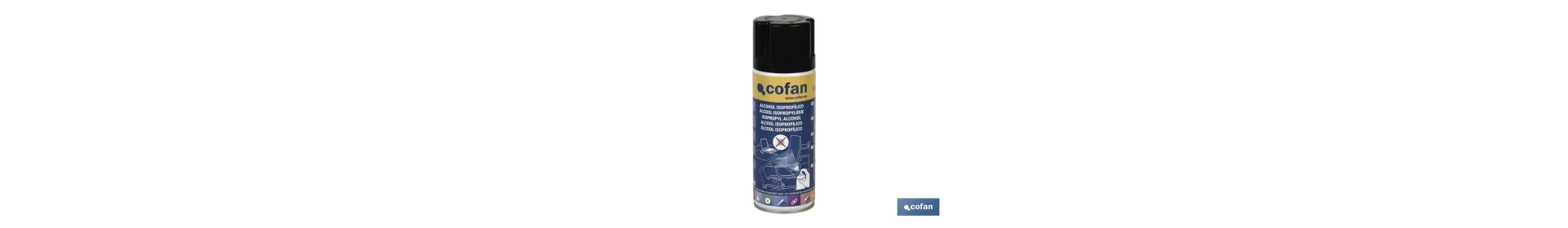 Spray de alcohol isopropílico | Contenido del envase de 400 ml | Desinfecta cualquier superficie