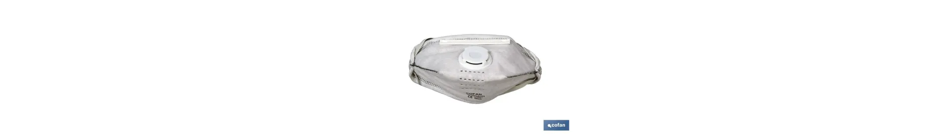 Mascarilla FFP2D | Con carbono Activo y Válvula de Exhalación | No reutilizable | Eficiencia de filtración superior al 95%