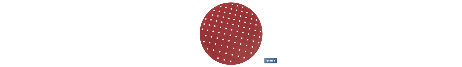 Disco Lija Microperforado con Velcro