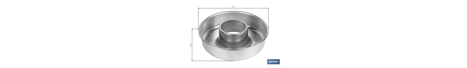 Molde de Rosco en Aluminio Brillante