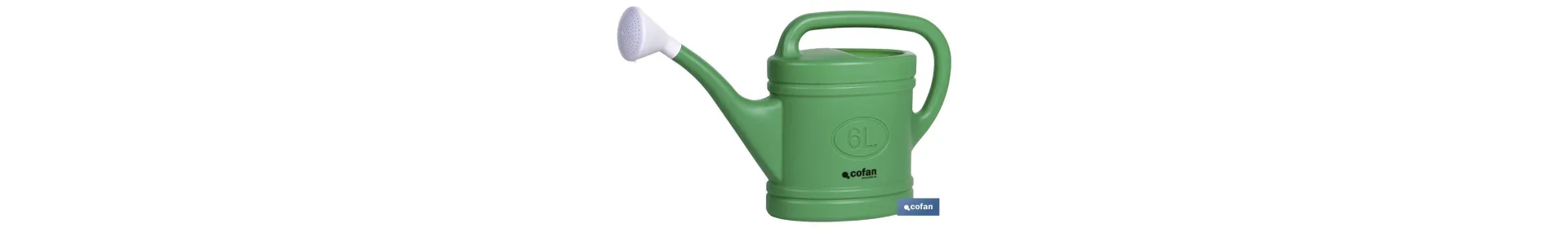 Regadera Verde de 6 Litros
