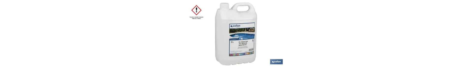 Reductor de PH líquido para piscinas