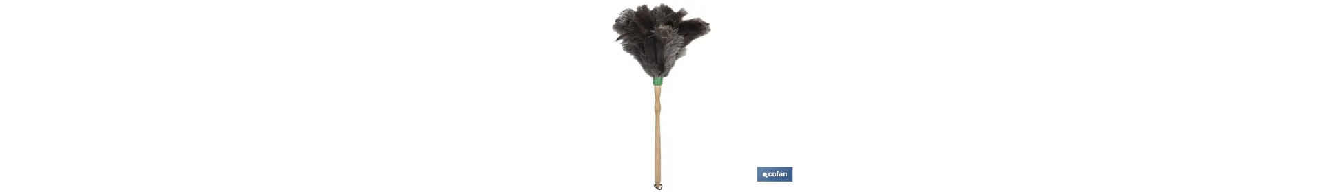 Plumero de pluma de avestruz