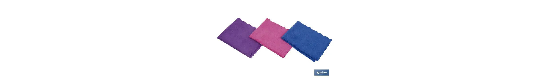 Pack de 3 bayetas de microfibra