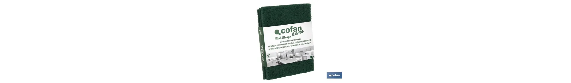 Pack de 4 estropajos verdes