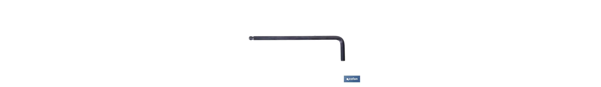 Llave Hexagonal Allen de bola | Serie Larga | Medidas desde 1,5 hasta 10 mm