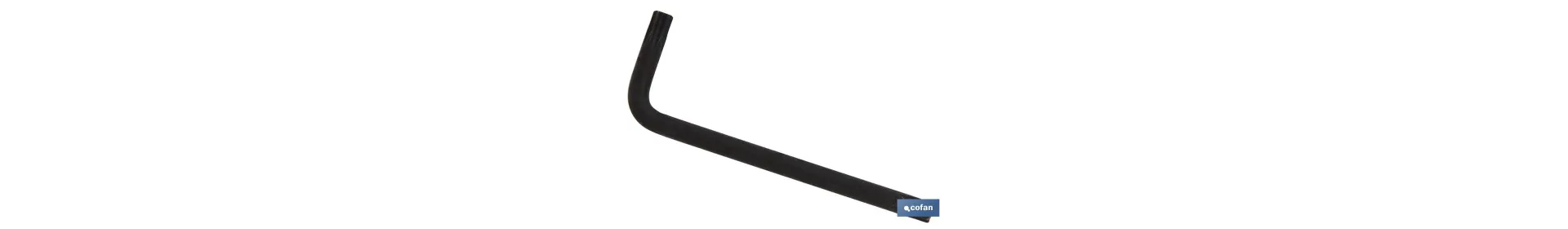 Llave acodada para tornillos Torx | Con medidas desde  Torx-7 hasta Torx-60 | Fabricada en Acero al cromo vanadio