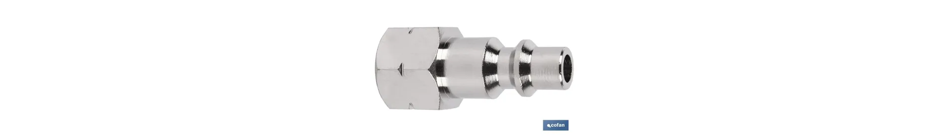 Conector de aire rosca hembra 1/2 | Acoplador rosca hembra BSP 1/2” para instalaciones neumáticas