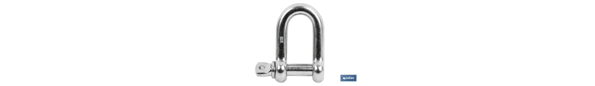 Grillete Recto Galvanizado