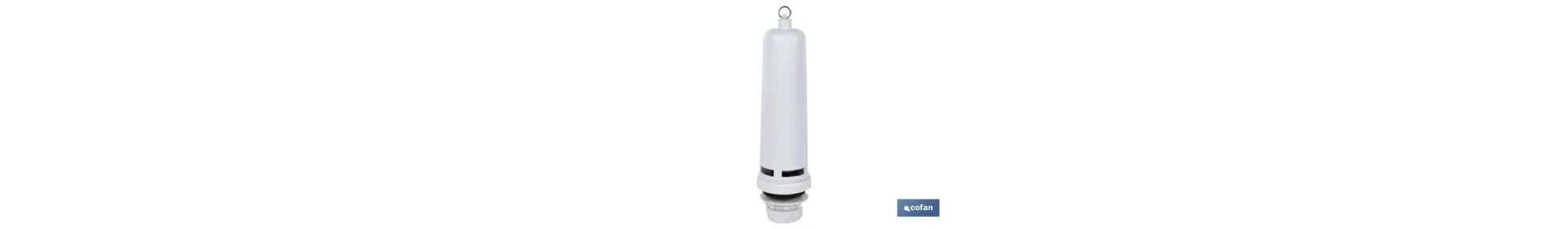 Descargador para Cisterna de Tanque Alto con Base | Fabricada en Polipropileno | Fácil de Instalar | Descargador de Alta Calida