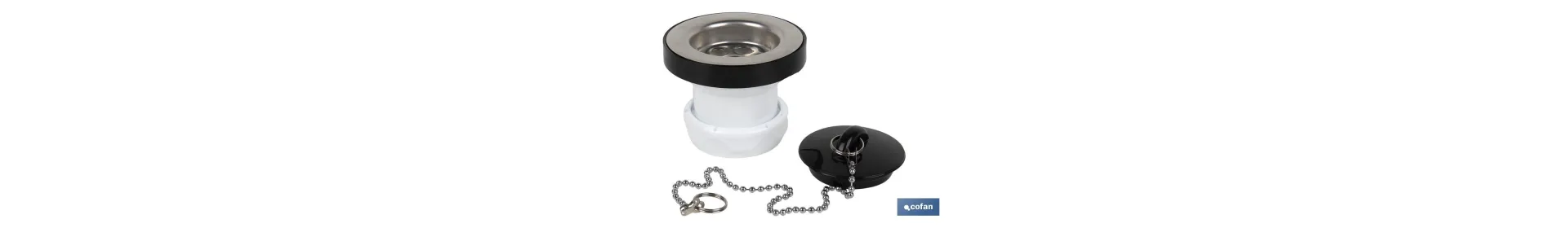 Válvula para Lavabo y Bidé | Fabricada en Polipropileno | Medidas: 1 1/4 o 1 1/2