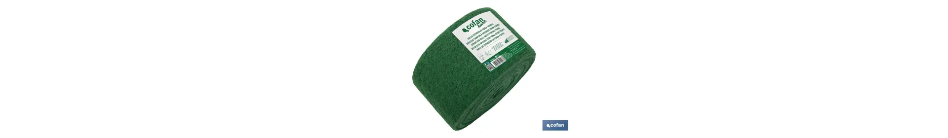 Rollo de estropajo verde