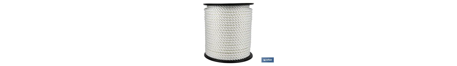 Carrete Cabo de Amarre | Fabricado 100 % de Multifilamentos de Poliéster | Varios colores y medidas a elegir