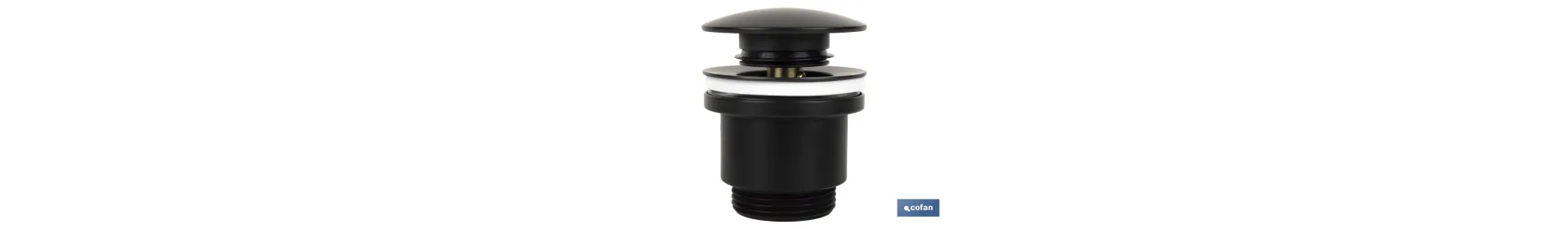 Válvula Click-Clack | Fabricada en Latón | Rosca 1 1/4 | Incluye Tapón Grande de Ø63 mm