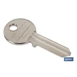 Llaves de Serreta en bruto | Copia de llaves para cerradura de Persiana | Pack de 5 copias de llaves en bruto