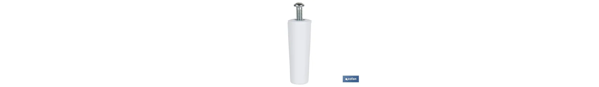 Tope para persianas en PVC | Medida 60 mm | Incluye tornillo métrica 6 | Disponible en varios colores