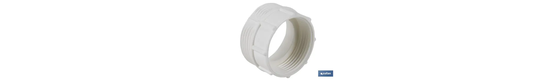 Adaptador Convertidor 1 1/2 macho - 1 1/4 hembra | Para aplicar a tubo flexible | Accesorio de Fontanería
