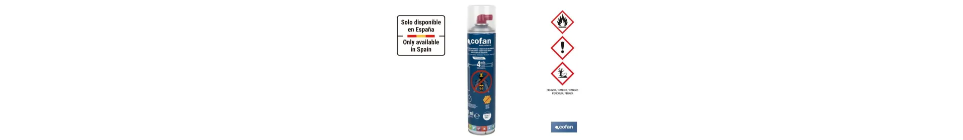 Insecticida para Avispas | Formato Spray | Bote de 600 ml