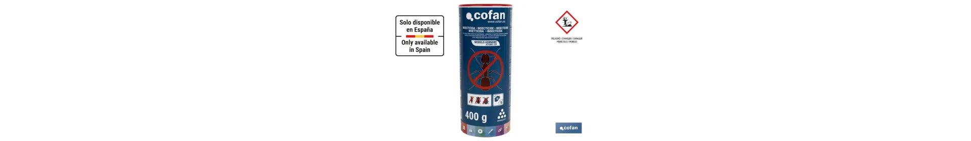 Insecticida para Hormigas | Micro granulado | Bote de 400 g