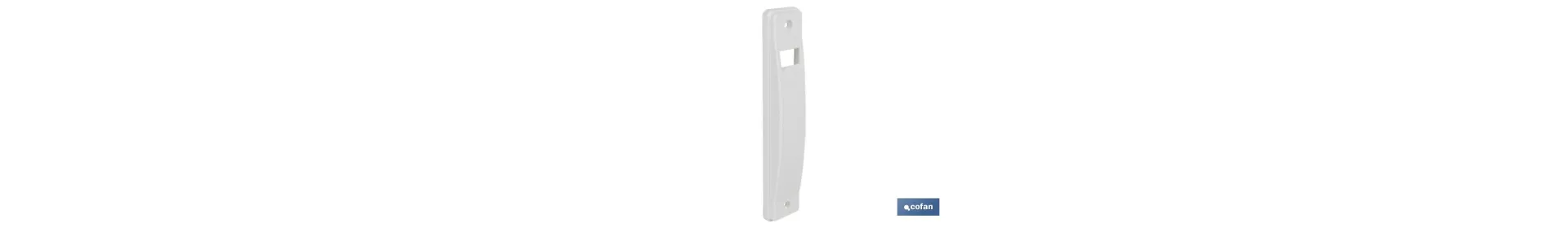 Embellecedor para Recogedor de Persianas | Válido diferentes Cintas de Persiana | Fabricado en PVC blanco de alta calidad