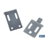 Set Colgador de Escuadra para Espejos | Medida: 30 mm | Acero Galvanizado