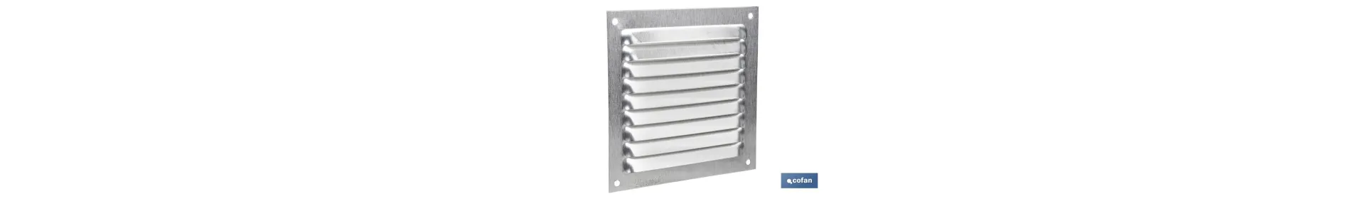 Rejilla de Ventilación | Fabricada en Aluminio | Varias Medidas