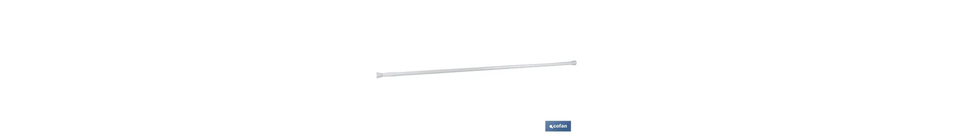 Barra Extensible para Cortina de Baño | Sujeción a Presión | Medidas Diferentes