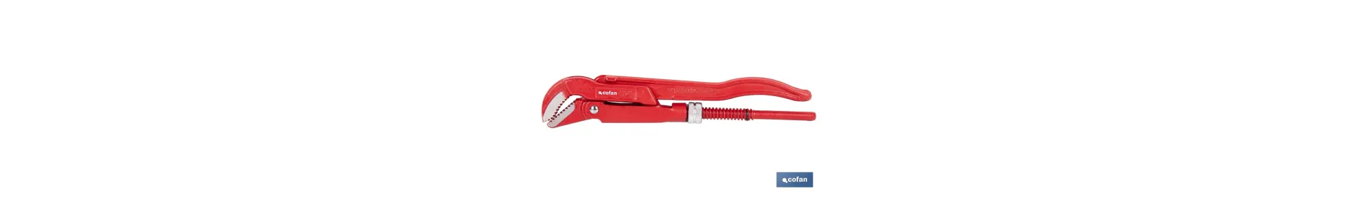 Llave sueca para fontanería forjada 45° | Herramientas de fontanería  | Medidas de apertura desde 1/2\\\" hasta 2\\\" de exteri