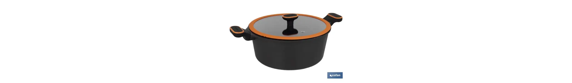 Cacerola Full Induction | Fabricada Aluminio Fundido | Medida Ø 28 cm