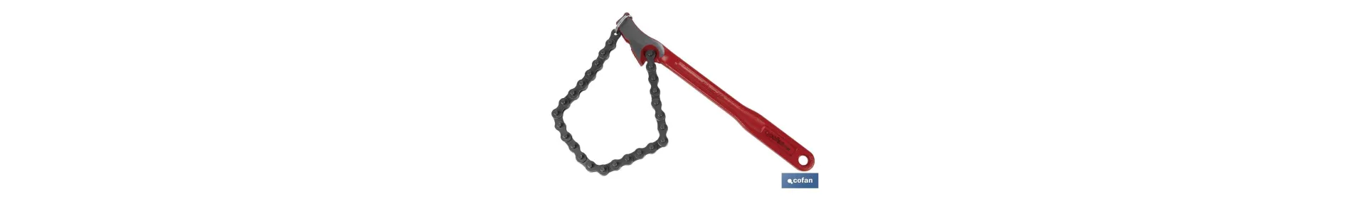 Llave de cadena reversible | Medidas: 4 y Longitud: 300 | Herramienta de fontanería