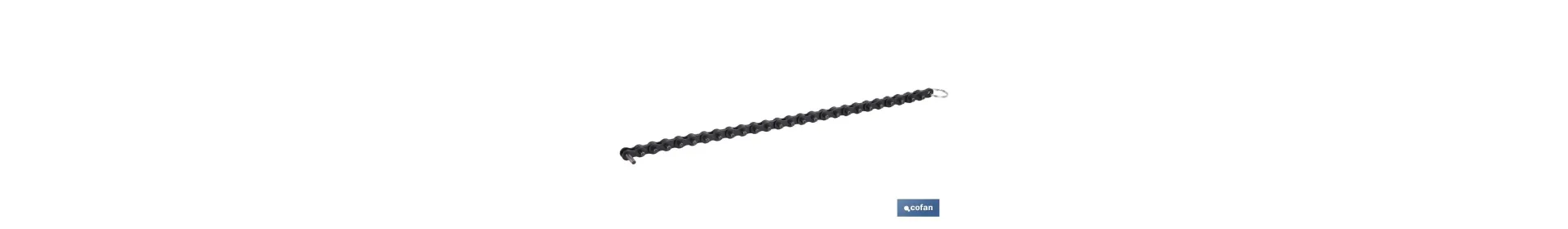 Recambio de cadena reversible | Medidas: 4 y Longitud: 102 | Herramienta de fontanería