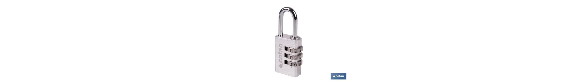 Candado de combinación con 3 dígitos | Seguridad para uso diario