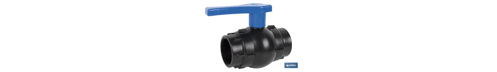 Válvula de bola con Rosca H-H PP PN16 | Diferentes medidas