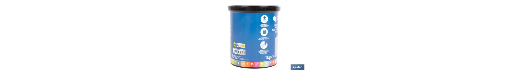 Masilla elástica fibrada | Para uso exterior | Formatos de 1 y 5 kg