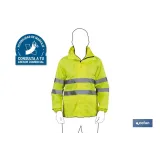 Chaqueta Impermeable de Alta Visibilidad | Tallas desde la S hasta la XXXL | Color amarillo