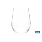 Pack de 6 vasos de agua con capacidad de 38 cl | 100 % libres de plomo