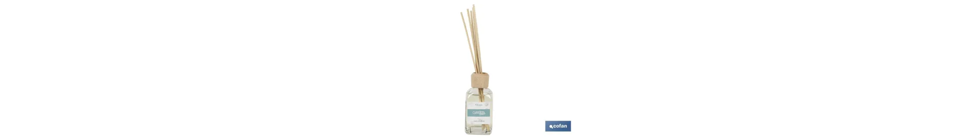 Ambientador de varillas | Aroma a océano | Difusor con varillas de ratán