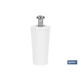 Tope para persianas en PVC | Medida 40 mm | Incluye tornillo métrica 6 | Disponible en varios colores