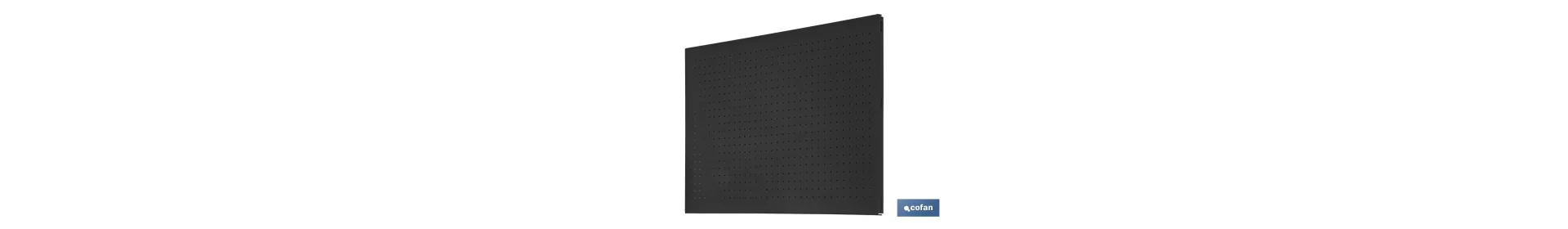 Panel de herramientas perforado | Tablero de acero | Incluye 8 ganchos y material de fijación | Disponible en diferentes medida