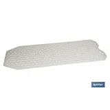 Alfombrilla de baño rectangular | Adecuada para bañera o ducha | Superficie antideslizante | Varios colores | Medidas: 40 x 104