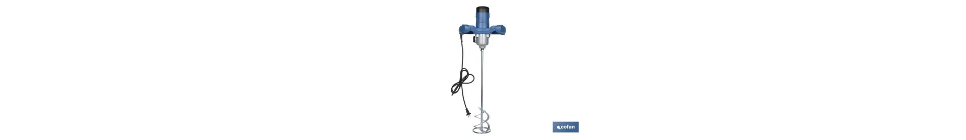 Mezclador eléctrico | Agitador M14 | Varilla mezcladora incluida | 2 velocidades | Potencia: 1400 W