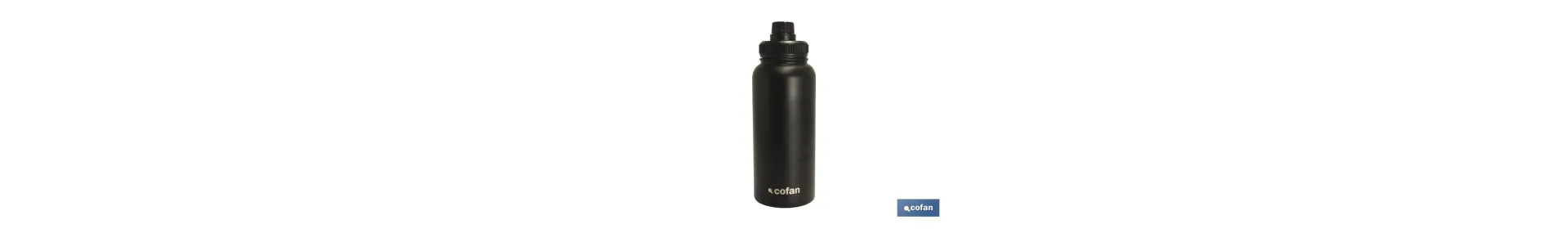 Botella Extreme Deportiva | Color Negro | Capacidad: 550 ml o 950 ml