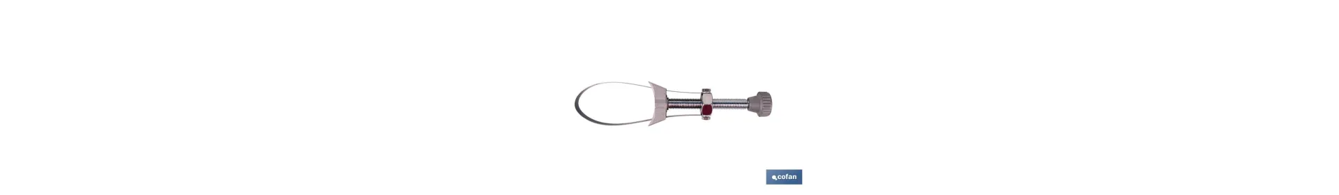 Llave de filtro de aceite con fleje de acero | Diámetros disponibles: Ø65 y Ø105 mm