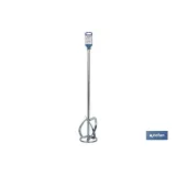 Varilla mezcladora mortero | Accesorio mezclador M14 | Adecuada para mezclar mortero o cemento | Longitud: 600 mm | Disponible 