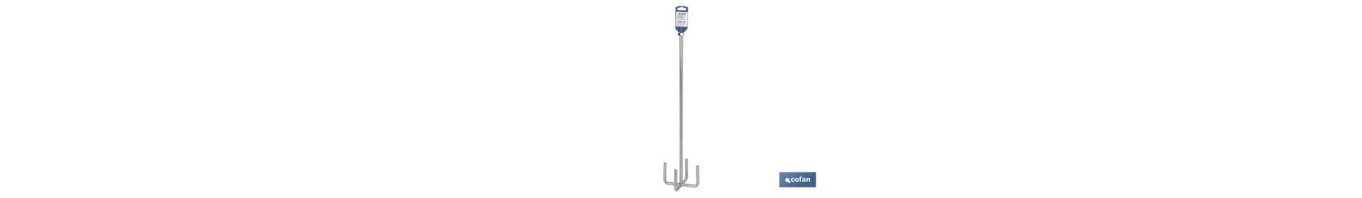 Varilla mezcladora epoxi | Accesorio mezclador M14 | Adecuada para mezclar epoxi | Medidas: Ø120 x 600 mm