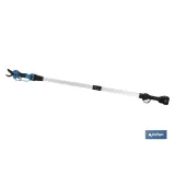 Kit de Tijeras de Poda Eléctricas con Pértiga Extensible | Dos medidas diferentes de pértiga: 130 cm o 190 cm